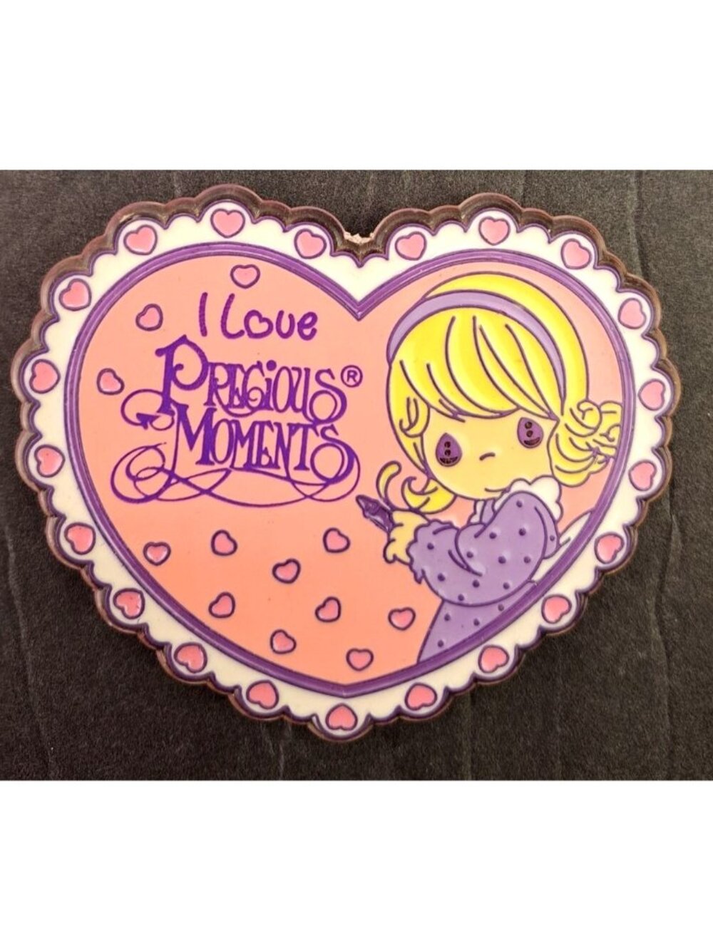 Vintage Precious Moments Magnets Lot Of 4 Photo Frame Chapel Collector's Club - Picture 4 of 8